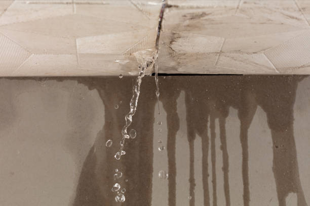 Professional Water Damage Restoration technician working in Knierim, IA